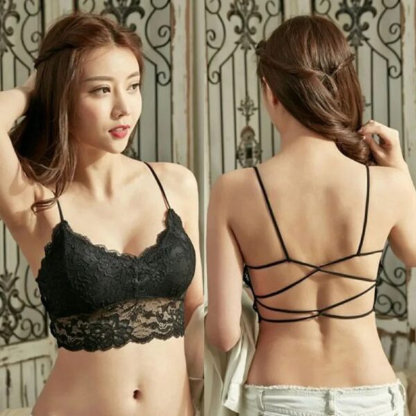Women Sexy Bra Padded Bralette Crop Top Underwear Push Up Bra - Image 4